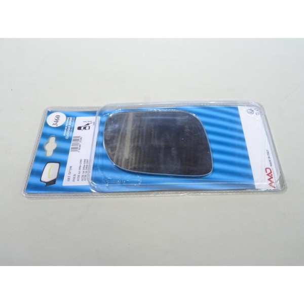 Vitre miroir glace de retroviseur avant droit MAD N°3460 537198 pour audi A3 de 1996 à 1999 A4 de 1994 à 1999 A6 de 1994 à 1997 