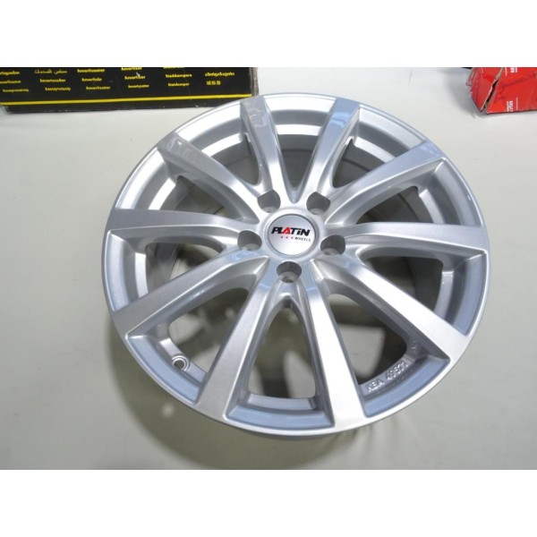 Jante alliage 7.5x17 ET48 5x108 72.6 17" 17 pouces argent P69 Platin 198606 pour citroen berlingo 3 III C4 picasso C5 X DS4 DS7