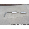 Silencieux echappement central intermediaire Walker 15987 pour renault clio 1 1.4 essence