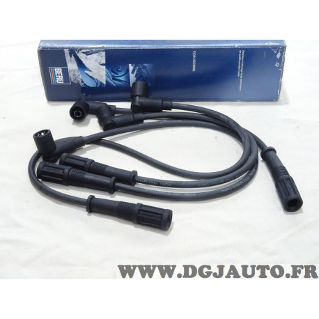 Jeu 4 fils de bougie allumage Beru PRO787 0300898449 pour fiat cinquecento panda 1 palio tipo punto 1 seicento strada doblo 1 la