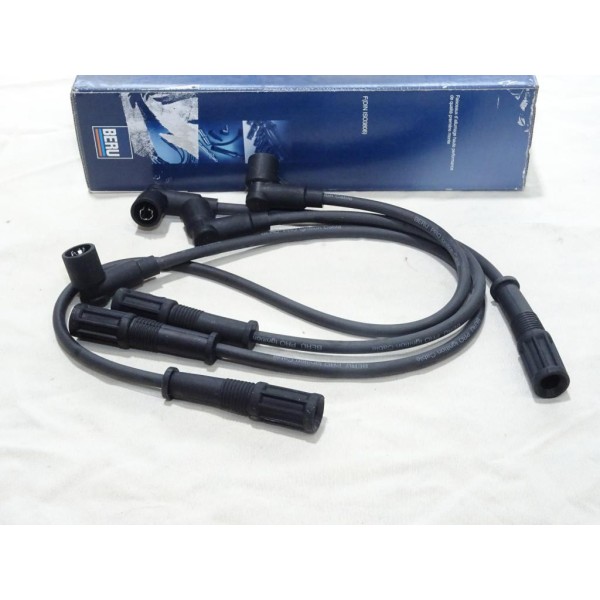 Jeu 4 fils de bougie allumage Beru PRO787 0300898449 pour fiat cinquecento panda 1 palio tipo punto 1 seicento strada doblo 1 la