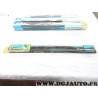 Jeu 2 balais essuie glace attache standard 645mm + 520mm silencio Valeo UM207 567887 pour peugeot 607