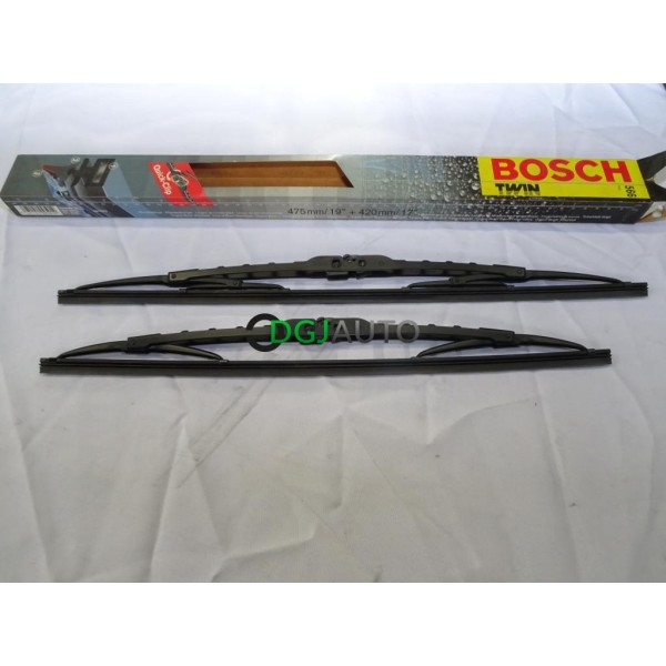 Jeu 2 balais essuie glace attache standard 475mm + 420mm Bosch 566 3397001566 pour ford ka 1 