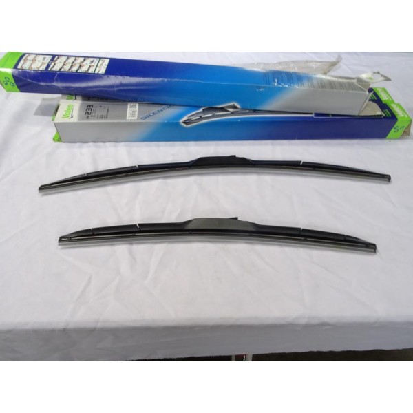 Jeu 2 balais essuie glace 650mm + 500mm silencio hblade Valeo VM233 574428 pour honda CR-Z CRZ toyota land cruiser prado 150 