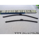 Jeu 2 balais essuie glace souple 550mm + 450mm silencio xtrm Valeo VM317 574354 pour opel astra H partir de 2004