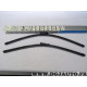 Jeu 2 balais essuie glace souple 650mm + 600mm silencio xtrm Valeo VM407 574316 pour mercedes vaneo W414 partir de 2004