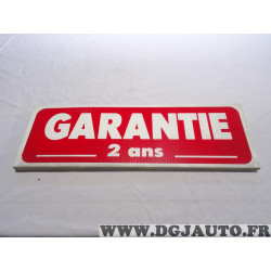 Panneau de toit pancarte plastique cannelé affichage pour VO vehicule occasion vente Garantie 2 ans (un peu de poussiere) 