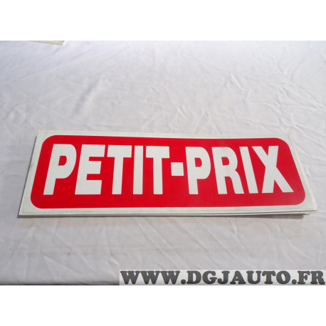 Panneau de toit pancarte plastique cannelé affichage pour VO vehicule occasion vente Petit prix (un peu de poussiere) 