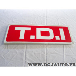 Panneau de toit pancarte plastique cannelé affichage pour VO vehicule occasion vente TDI (un peu de poussiere) 