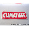 Panneau de toit pancarte plastique cannelé affichage pour VO vehicule occasion vente Climatisation (un peu de poussiere)