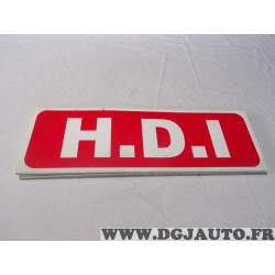 Panneau de toit pancarte plastique cannelé affichage pour VO vehicule occasion vente HDI (un peu de poussiere) 