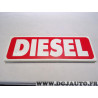 Panneau de toit pancarte plastique cannelé affichage pour VO vehicule occasion vente Diesel (un peu de poussiere)