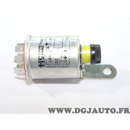 Relais permanent avec fusible contact travail 12V 20A Valeo 101R 91500012 RP643820 