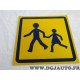 Plaque souple signalisation 25cm transport enfant