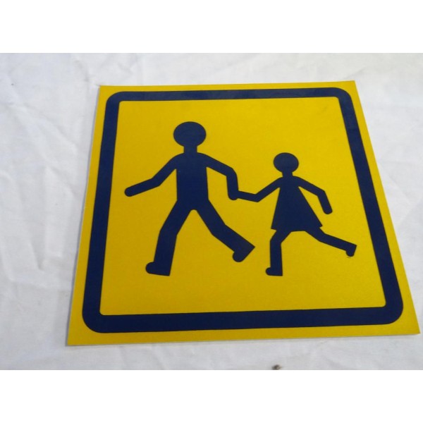 Plaque souple signalisation 25cm transport enfant 
