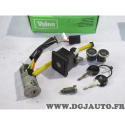 Kit neiman barillets de portes et coffre avec 2 clés Valeo 252170 pour renault clio 1 