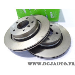 Jeu 2 disques de frein arriere ventilé 294mm diametre Valeo 186861 pour BMW serie 3 E46 