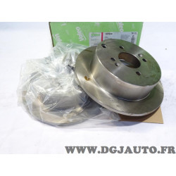 Jeu 2 disques de frein arriere plein 262mm diametre Valeo 197029 pour hyundai getz TB accent MC kia rio 2 II 