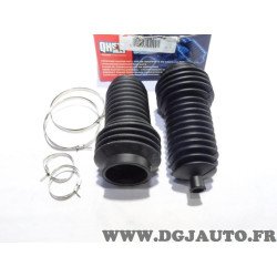 Jeu 2 soufflets cremaillere de direction Quinton Hazell QG1681 pour renault megane 1 dont scenic kangoo 1 clio 2 II nissan kubis