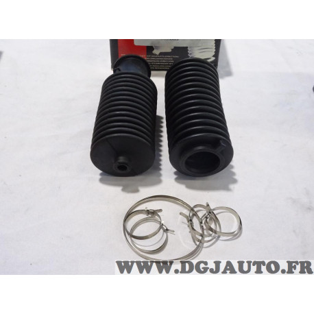 Jeu 2 soufflets cremaillere de direction Quinton Hazell QG1637 pour citroen C15 CX ZX berlingo 1 peugeot 205 306 309 partner 