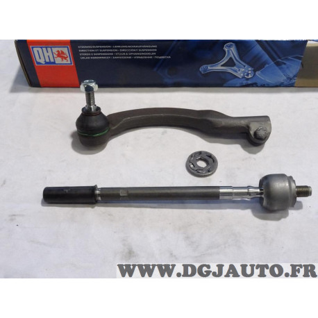 Rotule de direction avant droite avec rotule axiale interieur Quinton hazell QDL5262S pour renault espace 3 III 