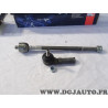 Rotule de direction avant droite avec rotule axiale interieur Quinton hazell QDL3286S pour renault megane 1 dont scenic