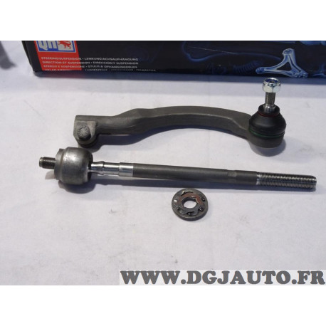 Rotule de direction avant gauche avec rotule axiale interieur Quinton hazell QDL5252S pour renault espace 3 III 
