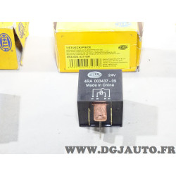 Relais electrique 24V Hella 4RA003437-091 pour poids lourd tracteur engin agricole pacton international ford bomag caterpillar D