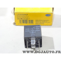 Relais electrique 24V Hella 4RD933332-091 pour poids lourd tracteur engin agricole case IH liebherr new holland paus DAF komatsu