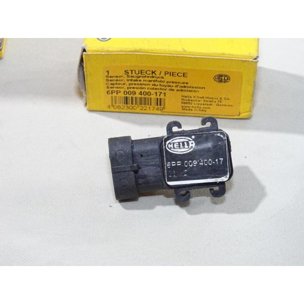 Capteur pression tuyau admission Hella 6PP009400-171 pour renault espace 3 4 III IV laguna 2 II avantime volvo S40 V40 