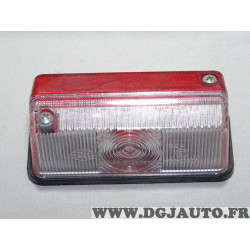 Feu de gabarit rouge et transparent Hella 2XS005020-002 pour remorque 