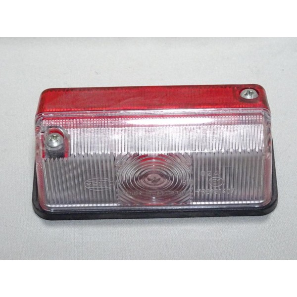 Feu de gabarit rouge et transparent Hella 2XS005020-002 pour remorque 