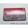 Feu de gabarit rouge et transparent Hella 2XS005020-002 pour remorque