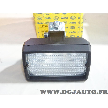 Phare projecteur de travail longue portée ampoule H3 adaptable Hella 1GA005060-001 