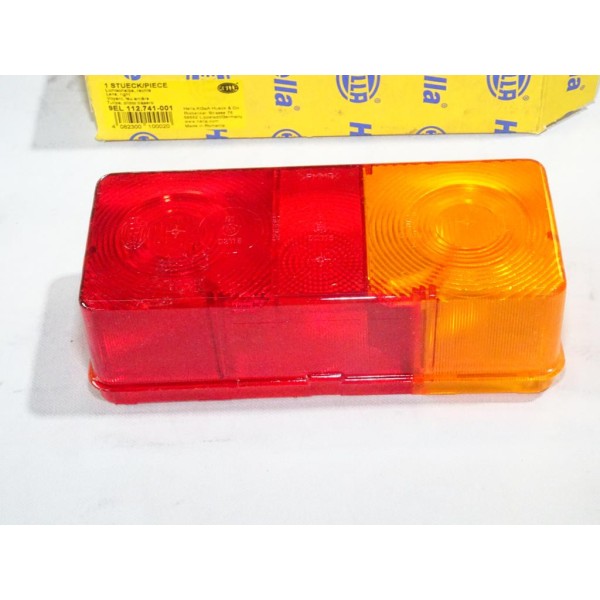 Cabochon feu arriere droit Hella 9EL112741-001 pour remorque 