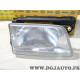 Phare projecteur avant droit Hella 1AH005148-021 pour opel kadett E partir de 10/1984 