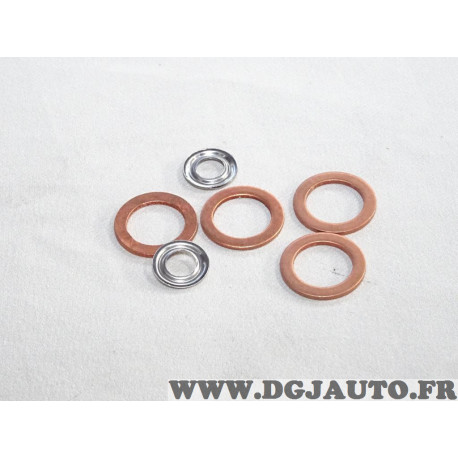 Kit 4 joints + 2 pare flamme injecteur carburant Veillat 3715 pour renault laguna 1 safrane 2.2D 2.2 D diesel 