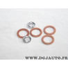 Kit 4 joints + 2 pare flamme injecteur carburant Veillat 3715 pour renault laguna 1 safrane 2.2D 2.2 D diesel
