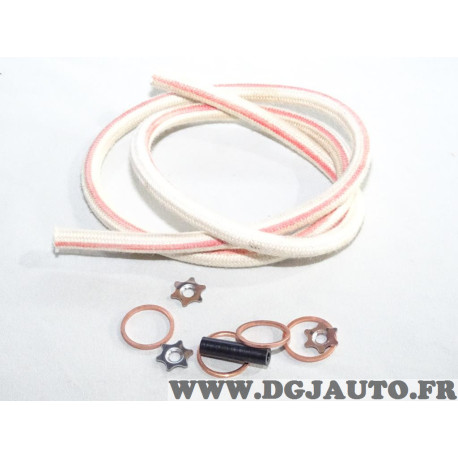 Kit 4 joints + 3 pare flamme injecteur carburant Veillat 3706 pour citroen CX C25 C32 C35 M22 M25 