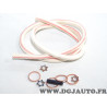 Kit 4 joints + 3 pare flamme injecteur carburant Veillat 3706 pour citroen CX C25 C32 C35 M22 M25