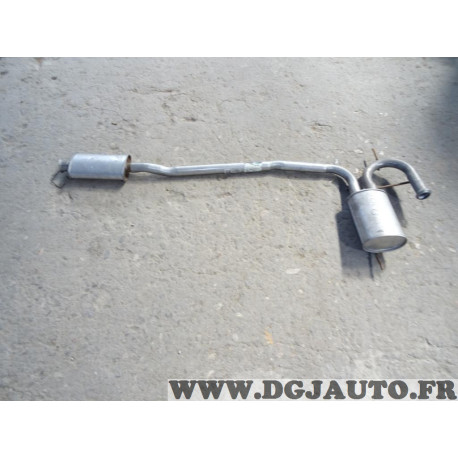 Silencieux echappement central intermediaire (envoi coupé en 2 juste mettre manchon) Walker 70430 pour renault 19 R19 1.4 1.7 es
