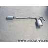 Silencieux echappement central intermediaire (envoi coupé en 2 juste mettre manchon) Walker 70430 pour renault 19 R19 1.4 1.7 es