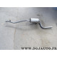 Silencieux echappement arriere (envoi coupé en 2 juste mettre manchon) Walker 19113 pour fiat uno 1.0 essence