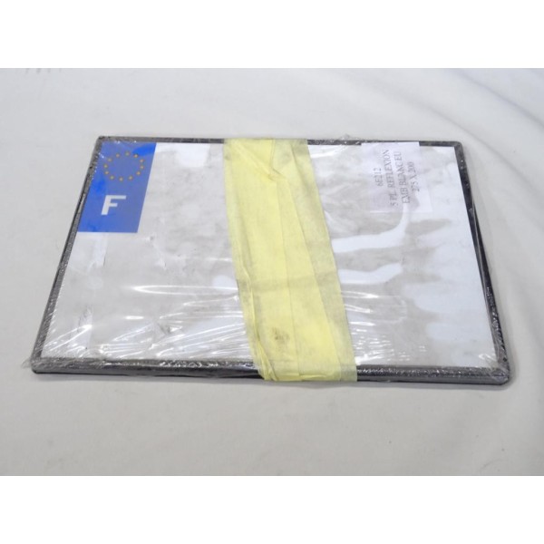 Lot 5 plaques immatriculation metal fond blanc 275x200 SIV 6P212 