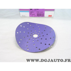 Boite 50 disques de poncages carrosserie 150mm 180+ 3M 51422 737U 