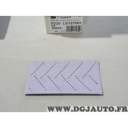 Boite 50 bandes de poncages carrosserie 70x127mm P220 3M 30644 334U 