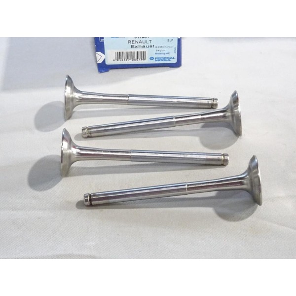 Jeu 4 soupapes echappement AE V91319 pour renault 9 11 19 21 R9 R11 R19 R21 trafic 1 super 5 clio 1 volvo 340 360 440 460 480 1.