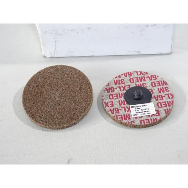 Boite 10 disques ebavurage 3M 17191 76.2mm diametre 6A medium EXL 