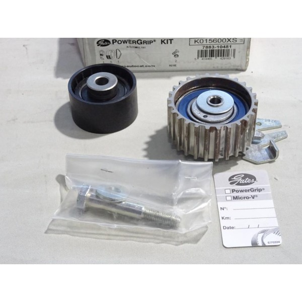 Jeu 2 galets tendeur + enrouleur (courroie de distribution non incluse) Gates K015600XS pour fiat stilo alfa romeo 147 156 GT 1.