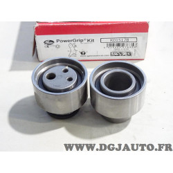 Jeu 2 galets tendeur + enrouleur (courroie de distribution non incluse) Gates K015178 pour fiat fiorino 2 II punto 1 uno palio d